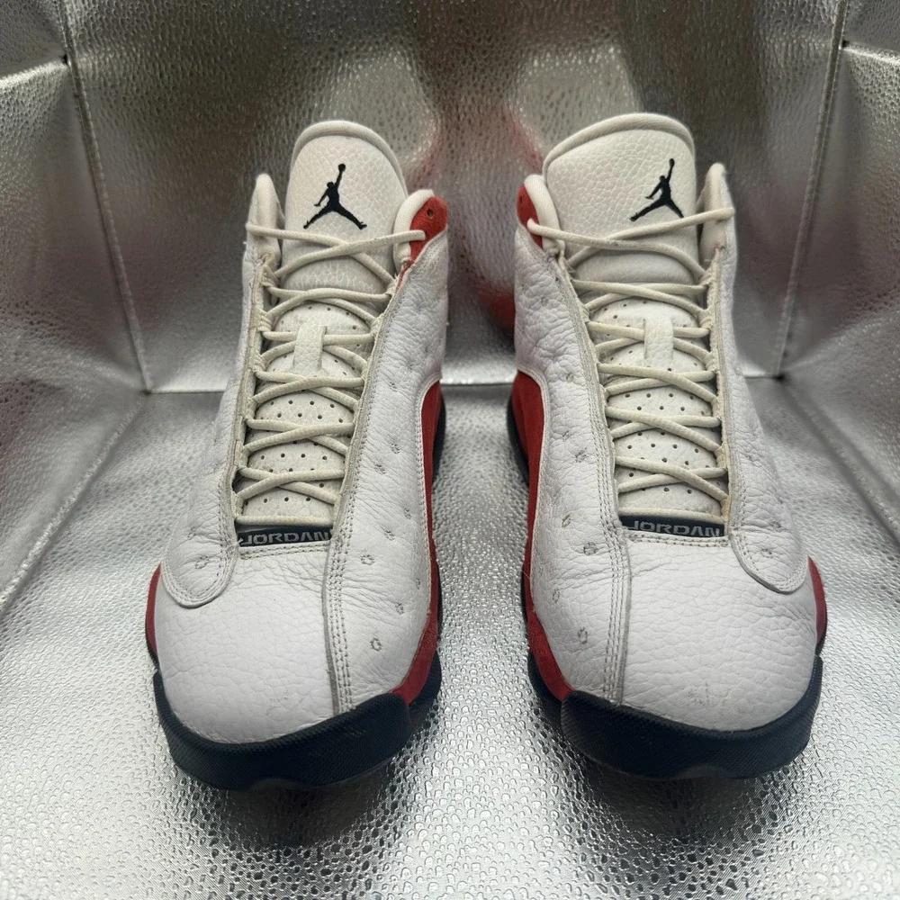 Size 8.5 Jordan 13 Retro Chicago 2016 White/Black-True Red Mens Shoes 414571-122